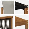 Ensemble de canapés d'extérieur 7 pcs Naturel et gris clair 646672646672