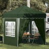 Tente de fête pop-up 195 x 195 x 245 cm Vert Tissu Oxford 646681646681