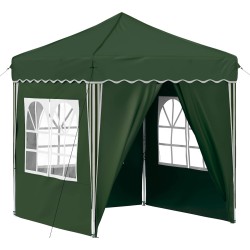 Tente de fête pop-up 195 x 195 x 245 cm Vert Tissu Oxford 646681646681
