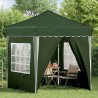 Tente de fête pop-up 195 x 195 x 245 cm Vert Tissu Oxford 646681646681