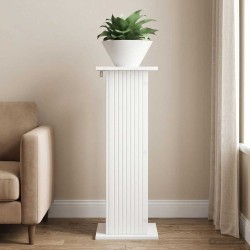 Support de Plante Blanc 30,5 x 30 x 80,5 cm Bois d'ingénierie 646683646683