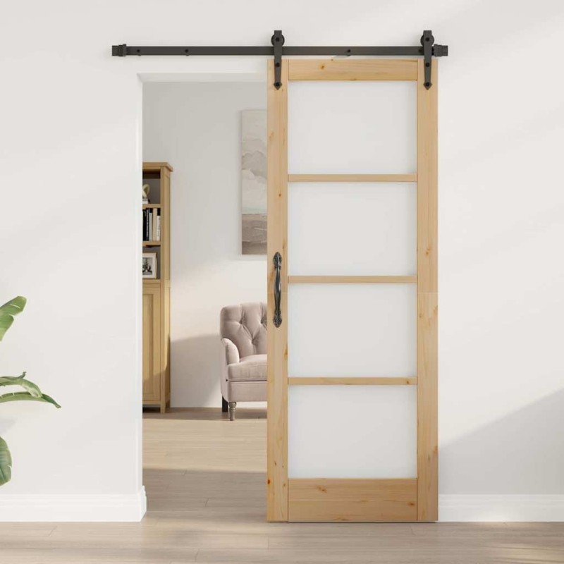 Porte intérieure ORKDAL Marron 73,5 x 198,5 cm 646692646692