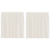 Rideaux en voile à œillets 2 pcs couleur crème 646697646697