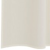 Rideaux en voile à œillets 2 pcs couleur crème 646697646697