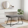 banc Uni Gris foncé 80 x 40 x 45 cm Velours 646703646703