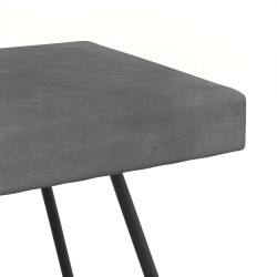 banc Uni Gris foncé 80 x 40 x 45 cm Velours 646703646703