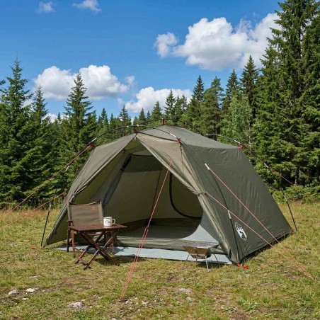 Tente tunnel Vert olive 4 personnes 646706646706