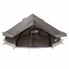 Tente Tipi Marron Gris 800 x 800 x 430 cm Polyester et Acier 646717646717