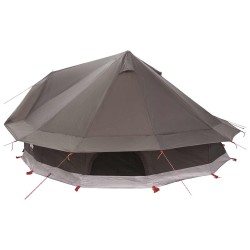 Tente Tipi Marron Gris 800 x 800 x 430 cm Polyester et Acier 646717646717