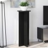 Support de Plante 2 pcs Noir Ø40 x 100 cm Bois d'ingénierie 646718646718