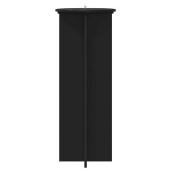 Support de Plante 2 pcs Noir Ø40 x 100 cm Bois d'ingénierie 646718646718