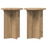 Support de Plante 2 pc Chêne artisanal Ø29,5 x 40 cm 646719646719