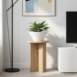Support de Plante 2 pc Chêne artisanal Ø29,5 x 40 cm 646719646719