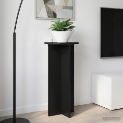 Support de Plante 2 pcs Noir 40 x 40 x 80 cm Bois d'ingénierie 646737646737