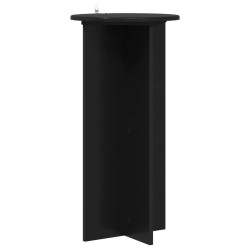 Support de Plante 2 pcs Noir 40 x 40 x 80 cm Bois d'ingénierie 646737646737