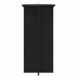 Support de Plante 2 pcs Noir 40 x 40 x 80 cm Bois d'ingénierie 646737646737