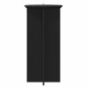 Support de Plante 2 pcs Noir 40 x 40 x 80 cm Bois d'ingénierie 646737646737