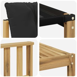 Ensemble de canapés d'extérieur 8 pcs Blanc et noir 646742646742