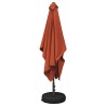Parasol de jardin avec base 200 x 300 cm Polyester 646744646744