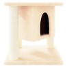 Arbre à chat avec griffoirs en sisal Crème 37 cm 646749646749