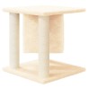 Arbre à chat avec griffoirs en sisal Crème 37 cm 646749646749