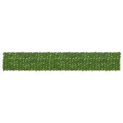 Écran de balcon avec feuilles Vert et jaune 500 x 75 cm 646751646751