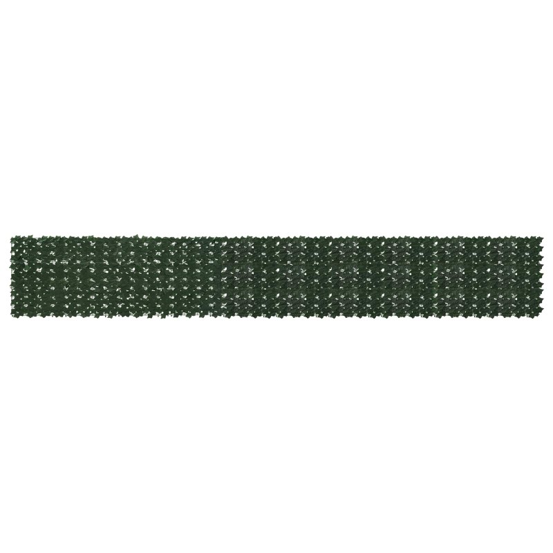 Écran de balcon avec feuilles Vert foncé 500 x 75 cm 646752646752