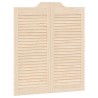 Portes battantes Naturel 90 x 40 cm Bois de pin massif 646753646753