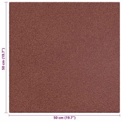 Dalles de Protection Anti-Chute 18 pcs Rouge 50 x 50 cm 646757646757