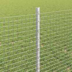 Clôture en fil soudé avec poteaux 10 x 0,8 m Acier galvanisé 646782646782