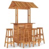 Ensemble de bar de jardin 5 pcs Bois d'acacia solide 646790646790