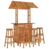 Ensemble de bar de jardin 5 pcs Bois d'acacia solide 646790646790