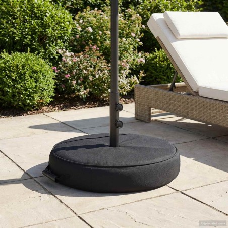 Base de parasol de patio 60 x 60 cm Acier Noir 646792646792