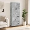 Ensemble de Meubles 2 pcs Gris béton 66 x 34,5 x 89,5 cm 646795646795