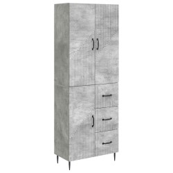 Ensemble de Meubles 2 pcs Gris béton 66 x 34,5 x 89,5 cm 646795646795