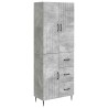 Ensemble de Meubles 2 pcs Gris béton 66 x 34,5 x 89,5 cm 646795646795