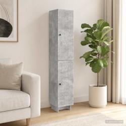 Ensemble de Meubles 2 pcs Gris béton 34,5 x 33 x 90 cm 646800646800