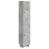 Ensemble de Meubles 2 pcs Gris béton 34,5 x 33 x 90 cm 646800646800