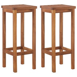 Ensemble de bar de jardin 3 pcs Bois d'acacia solide 646812646812