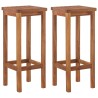 Ensemble de bar de jardin 3 pcs Bois d'acacia solide 646812646812