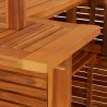 Ensemble de bar de jardin 3 pcs Bois d'acacia solide 646813646813
