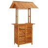 Ensemble de bar de jardin 3 pcs Bois d'acacia solide 646814646814