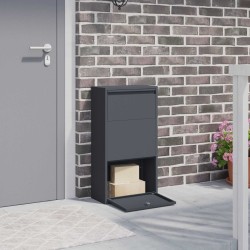 Boîte de dépôt de colis Anthracite 44 x 22 x 82 cm Acier 646822646822