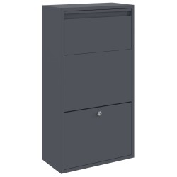 Boîte de dépôt de colis Anthracite 44 x 22 x 82 cm Acier 646822646822