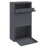 Boîte de dépôt de colis Anthracite 44 x 22 x 82 cm Acier 646822646822
