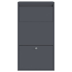 Boîte de dépôt de colis Anthracite 44 x 22 x 82 cm Acier 646822646822