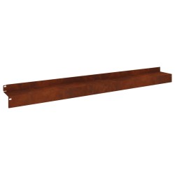 Bordure de Pelouse 20 pcs 100 x 10 x 8 cm Acier Rouillé 646836646836