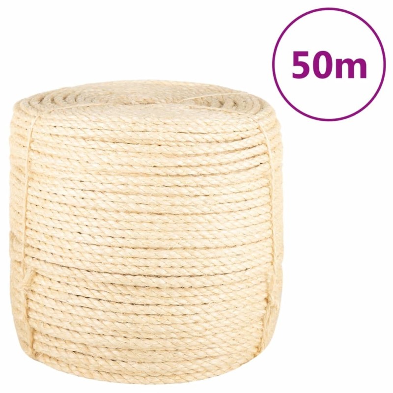 Corde 100 % sisal 8 mm 50 m 646854646854