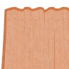 Rideaux en voile à œillets 2 pcs couleur terre cuite 646868646868