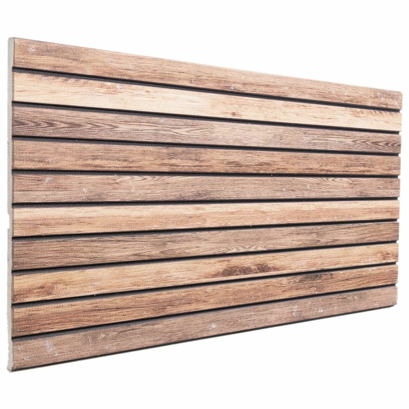 Panneaux muraux 5 pcs Marron Clair 100 x 50 cm Mousse EPS 646870646870